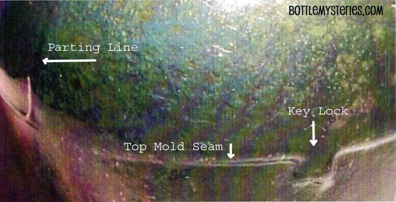 keyed lock system (top right), which was called a Full-height Three Part Dip Mold